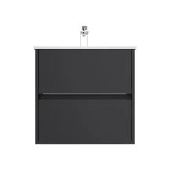 Wastafelkasten^Huisenthuis Badmeubel Phoenix 60 cm Grafiet