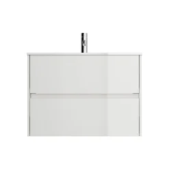 Wastafelkasten^Huisenthuis Badmeubel Phoenix Hoogglans 80 cm Wit