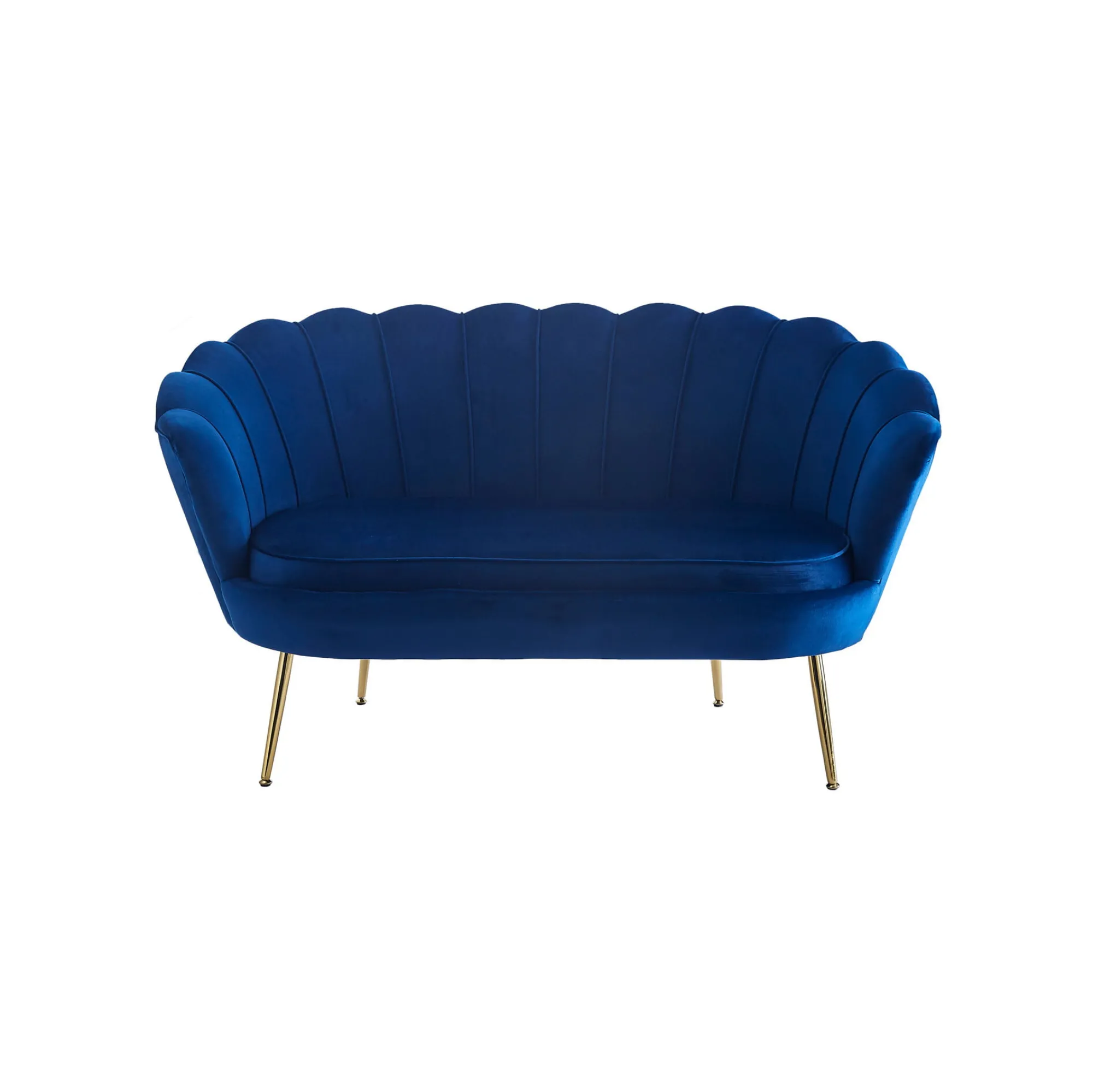 Banken^Huisenthuis Bank Chanelle Velvet 136 cm Donkerblauw