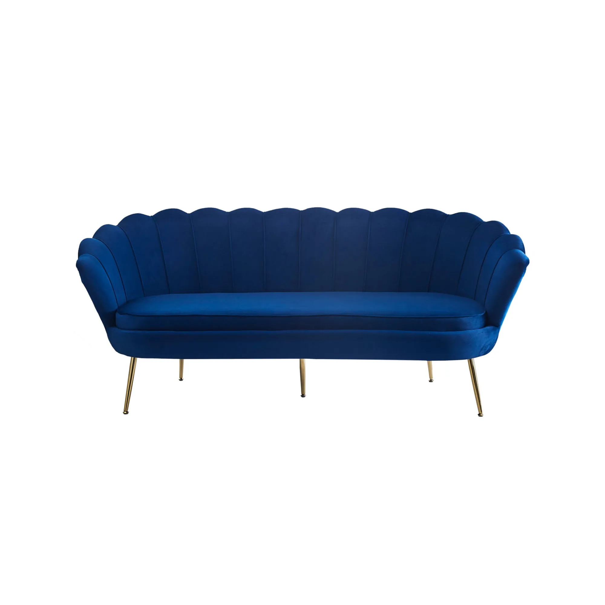 Banken^Huisenthuis Bank Chanelle Velvet 180 cm Donkerblauw