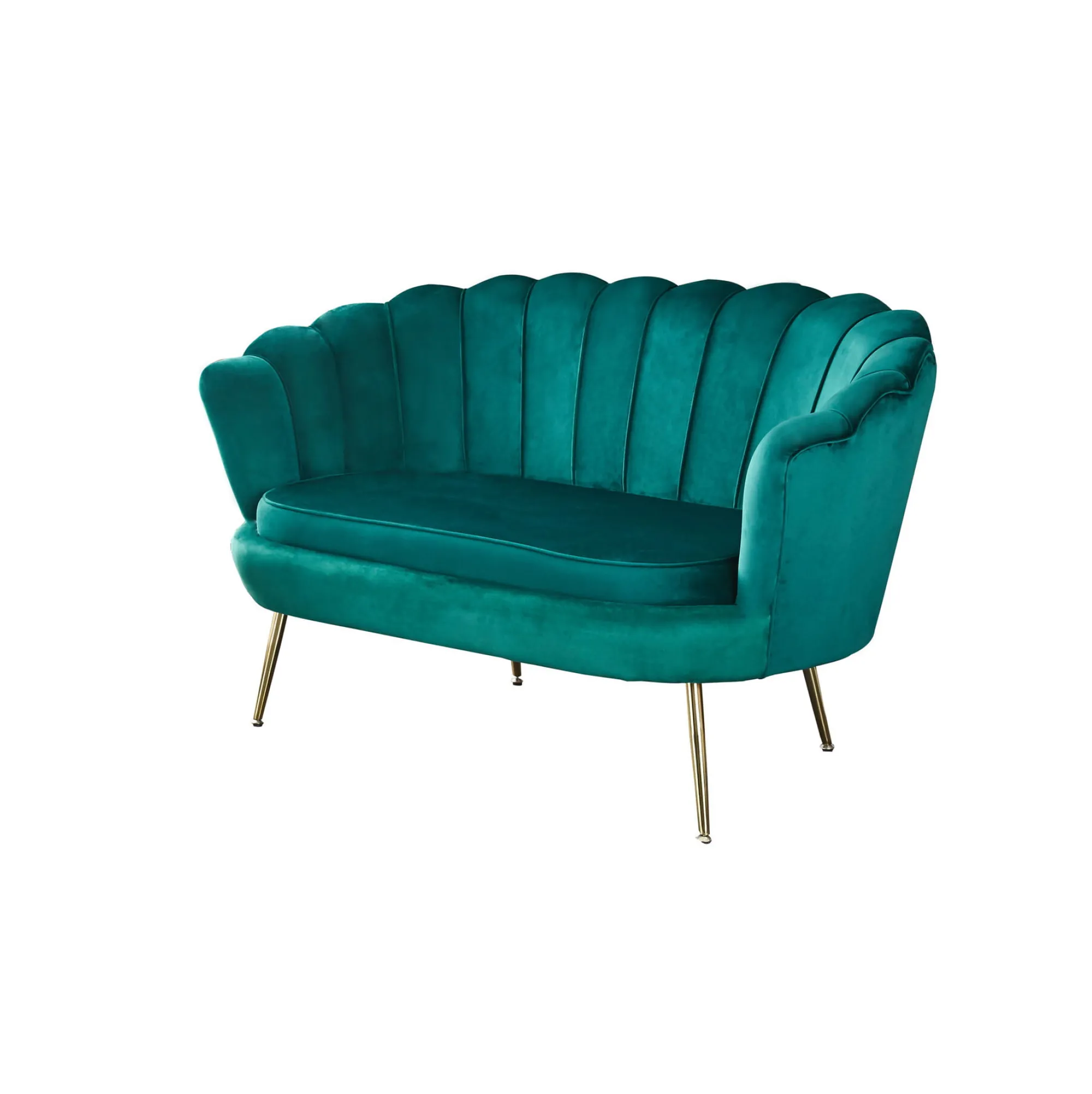 Banken^Huisenthuis Bank Chanelle Velvet 136 cm Groen