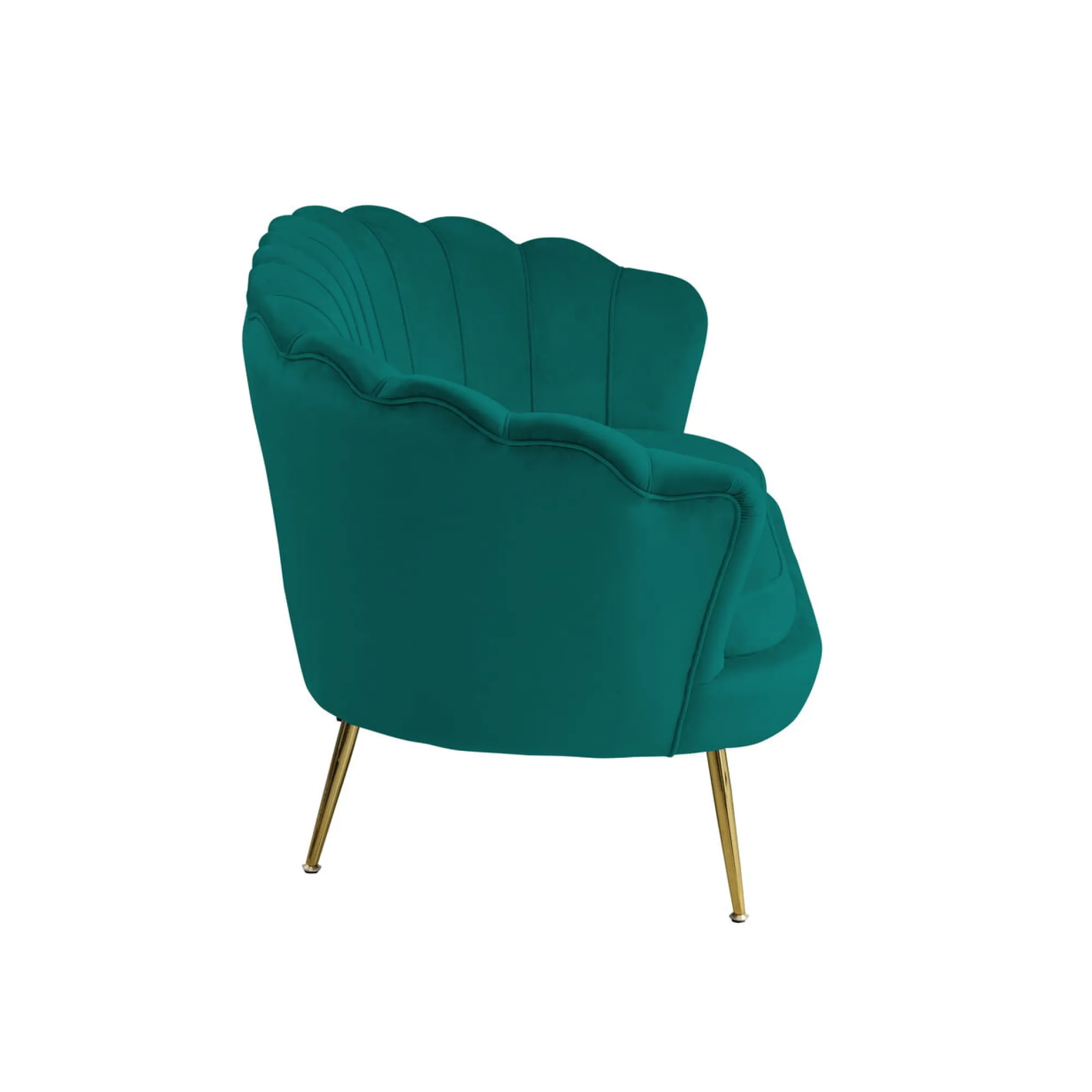 Banken^Huisenthuis Bank Chanelle Velvet 136 cm Groen