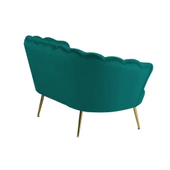 Banken^Huisenthuis Bank Chanelle Velvet 136 cm Groen