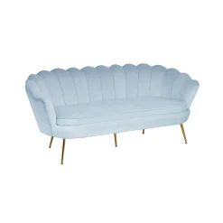 Banken^Huisenthuis Bank Chanelle Velvet 180 cm Lichtgrijs