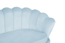 Banken^Huisenthuis Bank Chanelle Velvet 180 cm Lichtgrijs