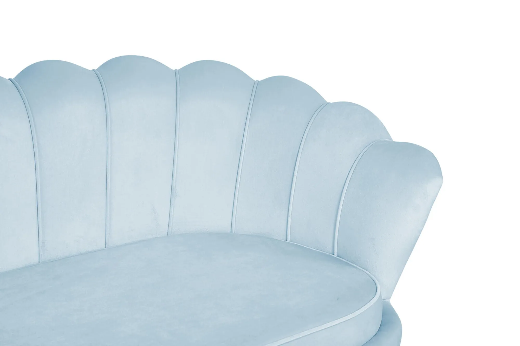 Banken^Huisenthuis Bank Chanelle Velvet 180 cm Lichtgrijs