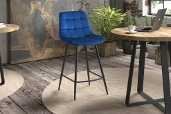 Barkrukken^Huisenthuis Barkruk Alice – Set van 2 Blauw