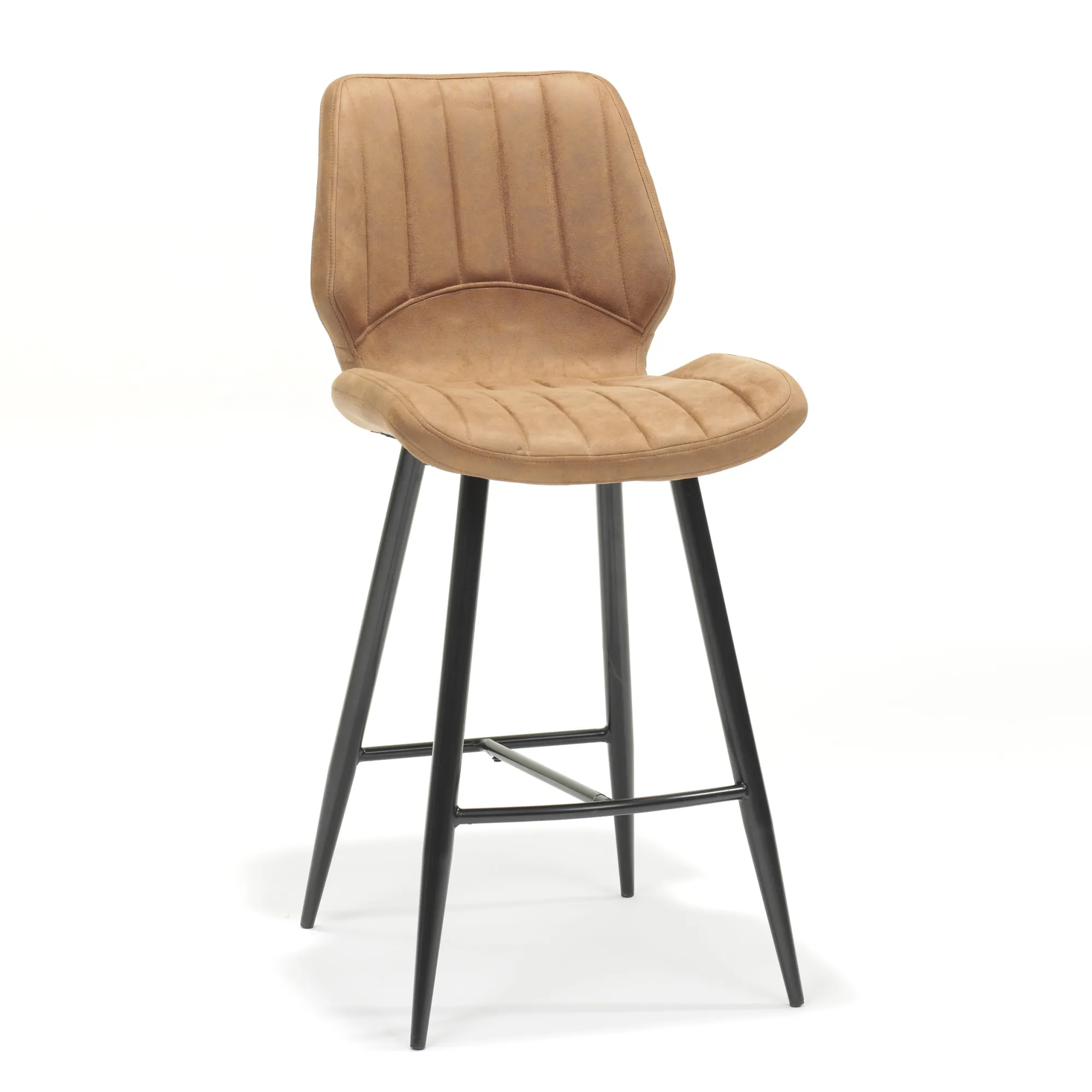 Barkrukken^Huisenthuis Barkruk Arvin – Set van 2 Cognac
