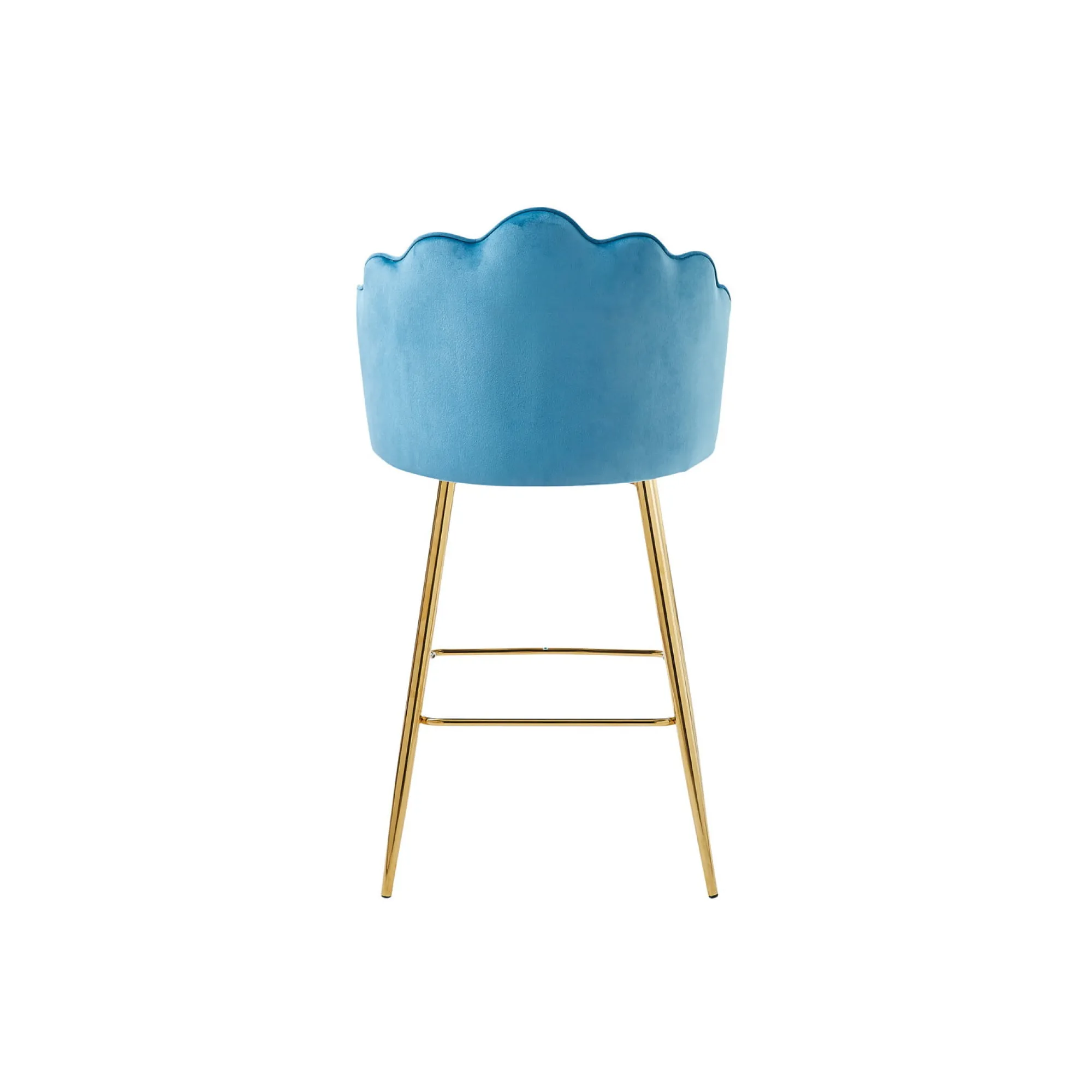 Barkrukken^Huisenthuis Barkruk Chanelle Velvet – Set van 2 Blauw