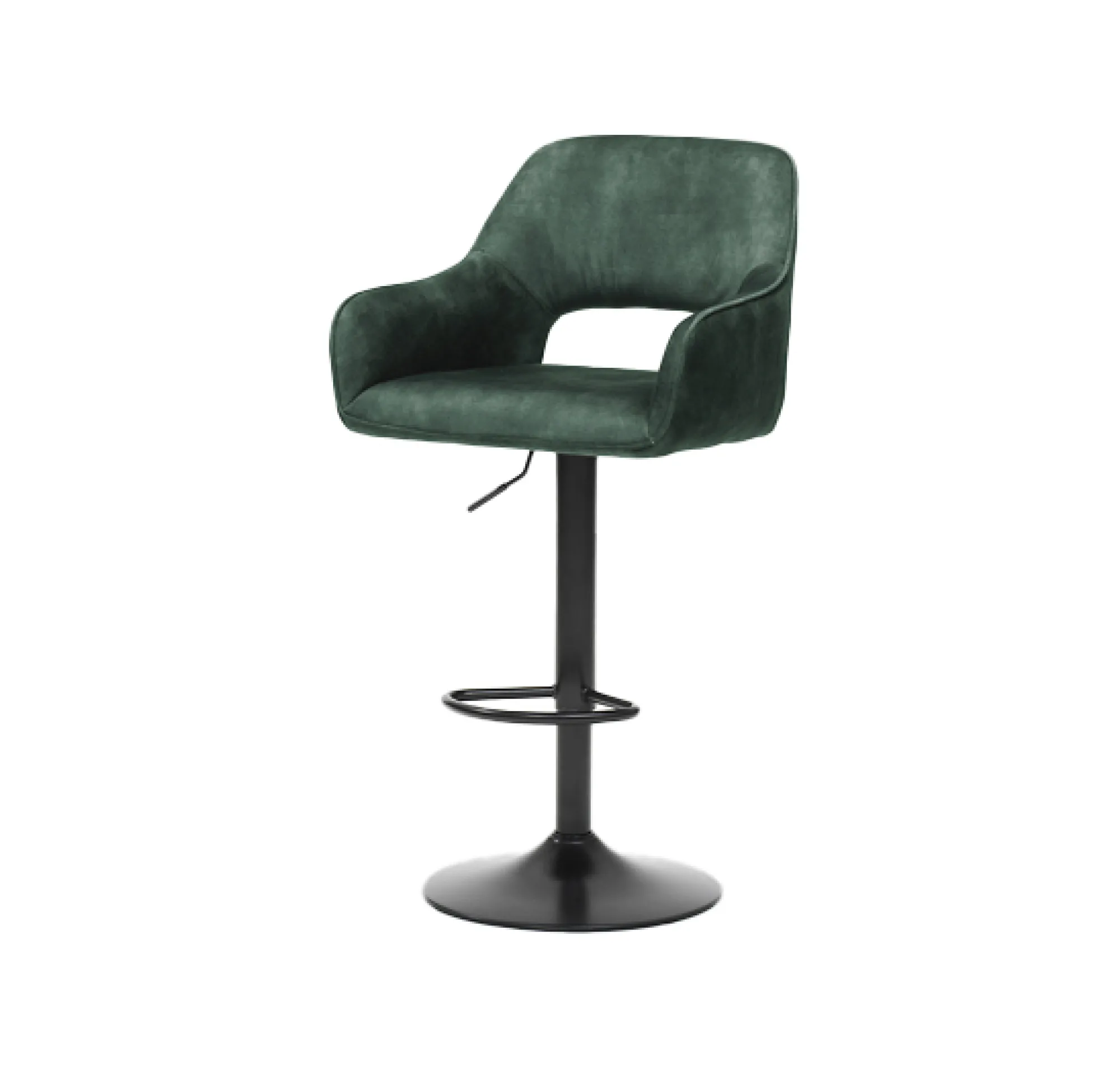 Barkrukken^Huisenthuis Barkruk Céline Velours – Set van 2 Hunter Groen