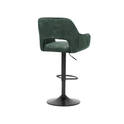 Barkrukken^Huisenthuis Barkruk Céline Velours – Set van 2 Hunter Groen