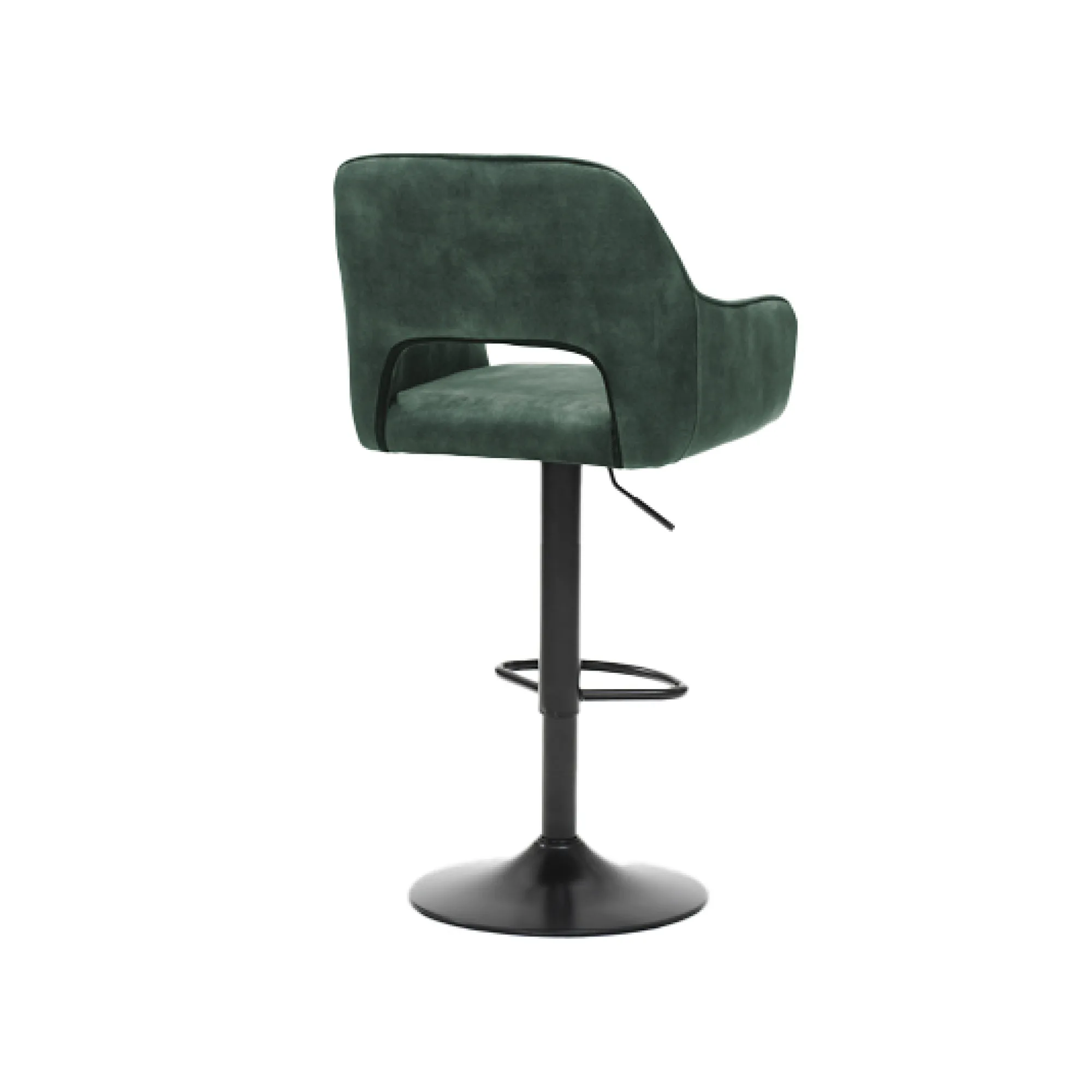 Barkrukken^Huisenthuis Barkruk Céline Velours – Set van 2 Hunter Groen