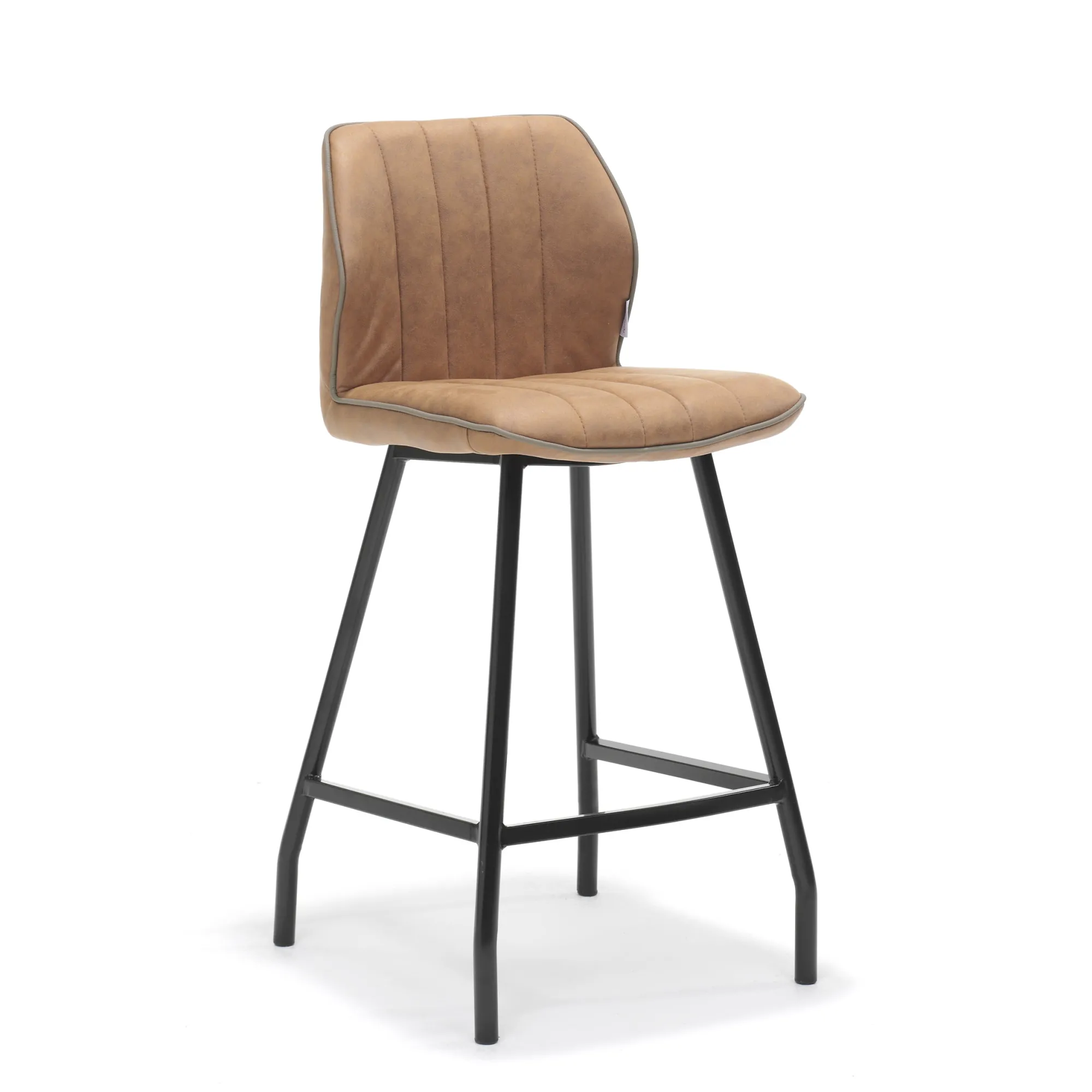 Barkrukken^Huisenthuis Barkruk Jade – Set van 2 Cognac