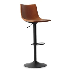 Barkrukken^Huisenthuis Barkruk Jeroen – Set van 2 Cognac