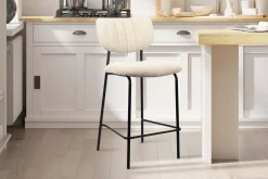 Barkrukken^Huisenthuis Barkruk Lidy Beige – Set van 2