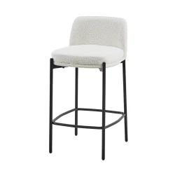 Barkrukken^Huisenthuis Barkruk Lylou Stof – Set van 2 Wit