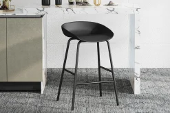 Barkrukken^Huisenthuis Barkruk Mickey – Set van 4 Zwart