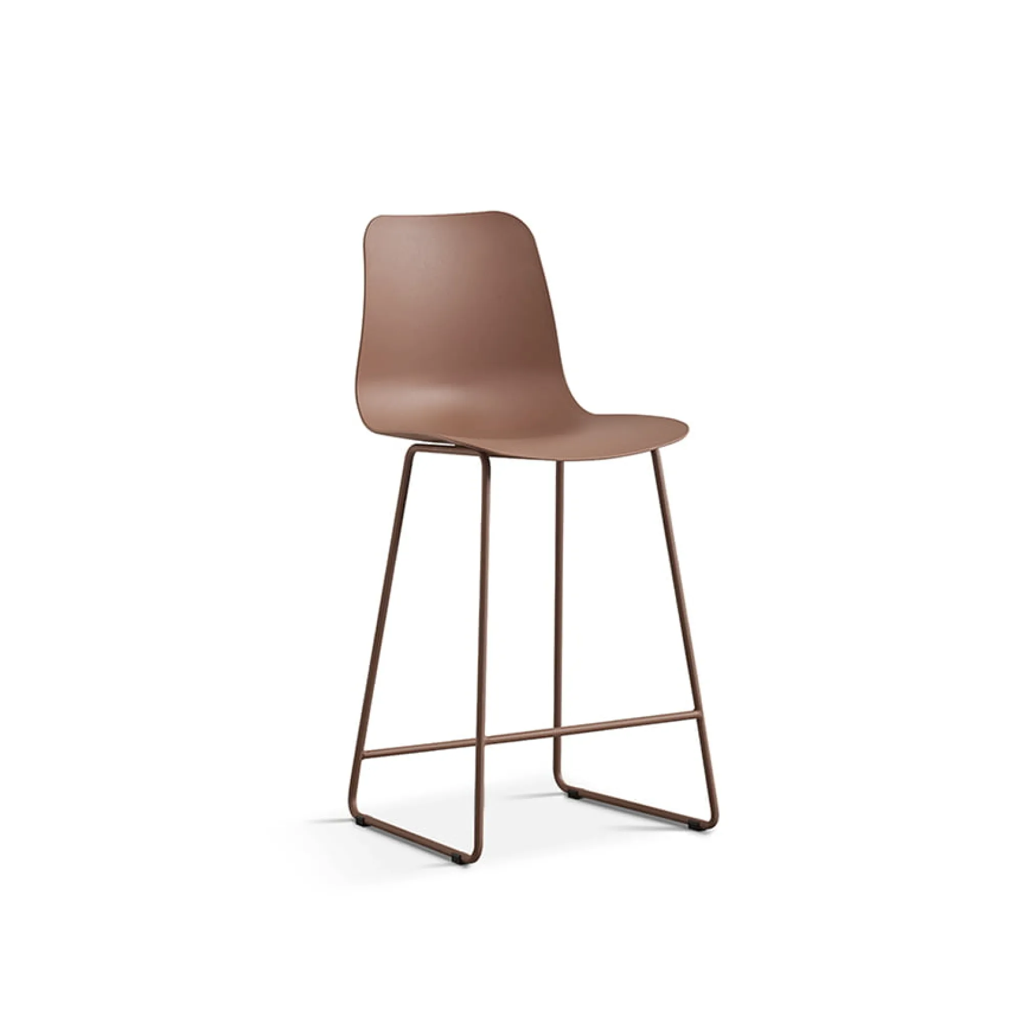 Barkrukken^Huisenthuis Barkruk Penny – Set van 2 Terracotta