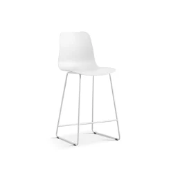 Eetkamerstoelen^Huisenthuis Barkruk Penny – Set van 2 Wit