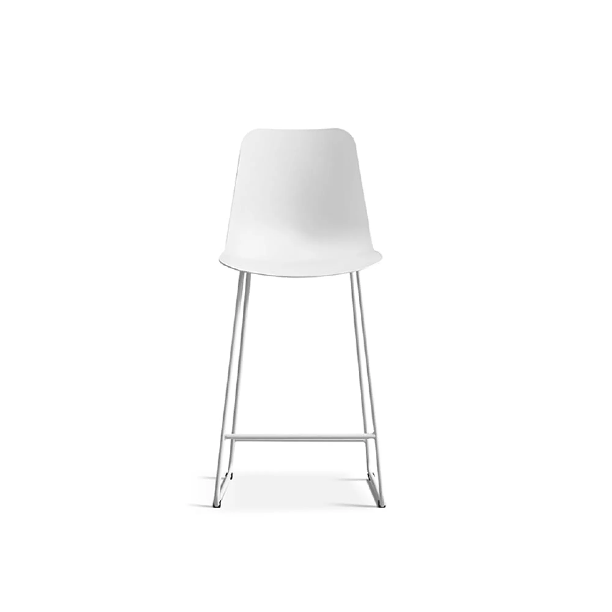 Eetkamerstoelen^Huisenthuis Barkruk Penny – Set van 2 Wit