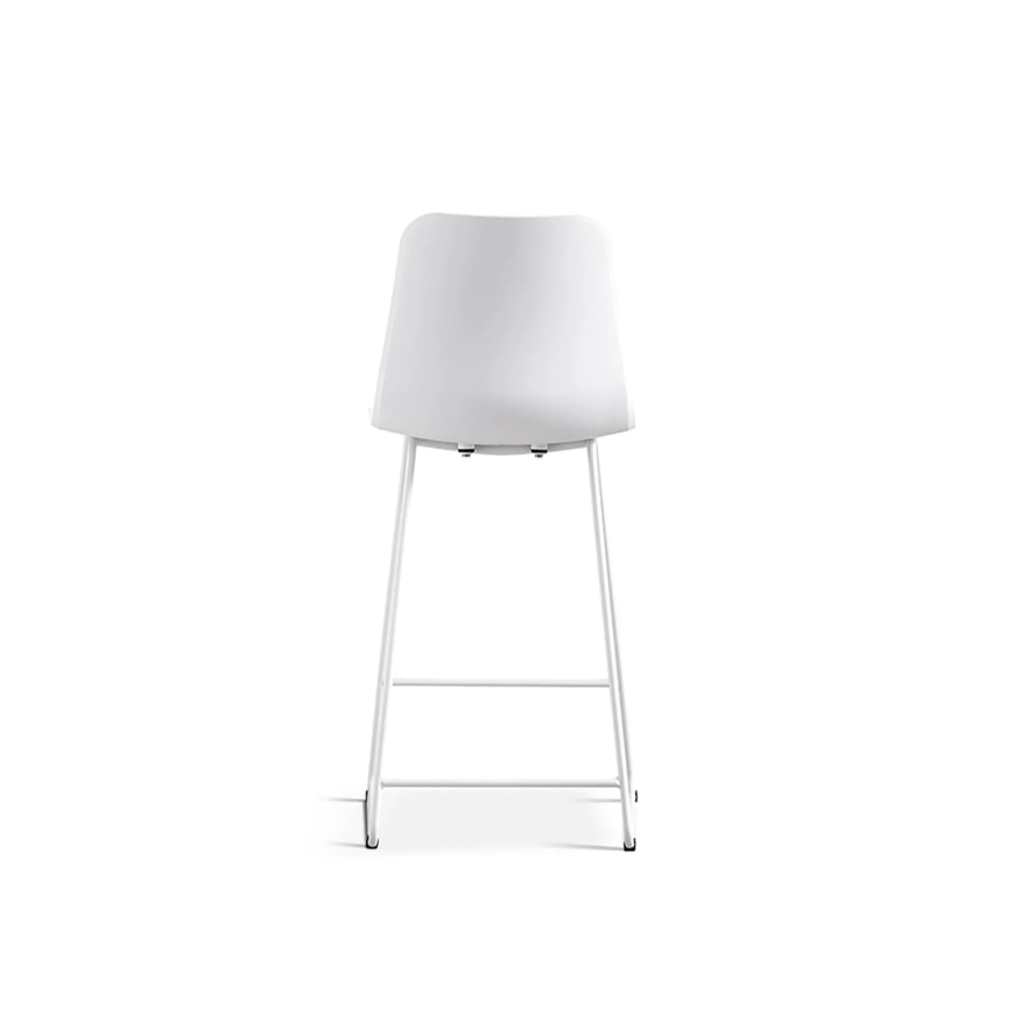 Eetkamerstoelen^Huisenthuis Barkruk Penny – Set van 2 Wit