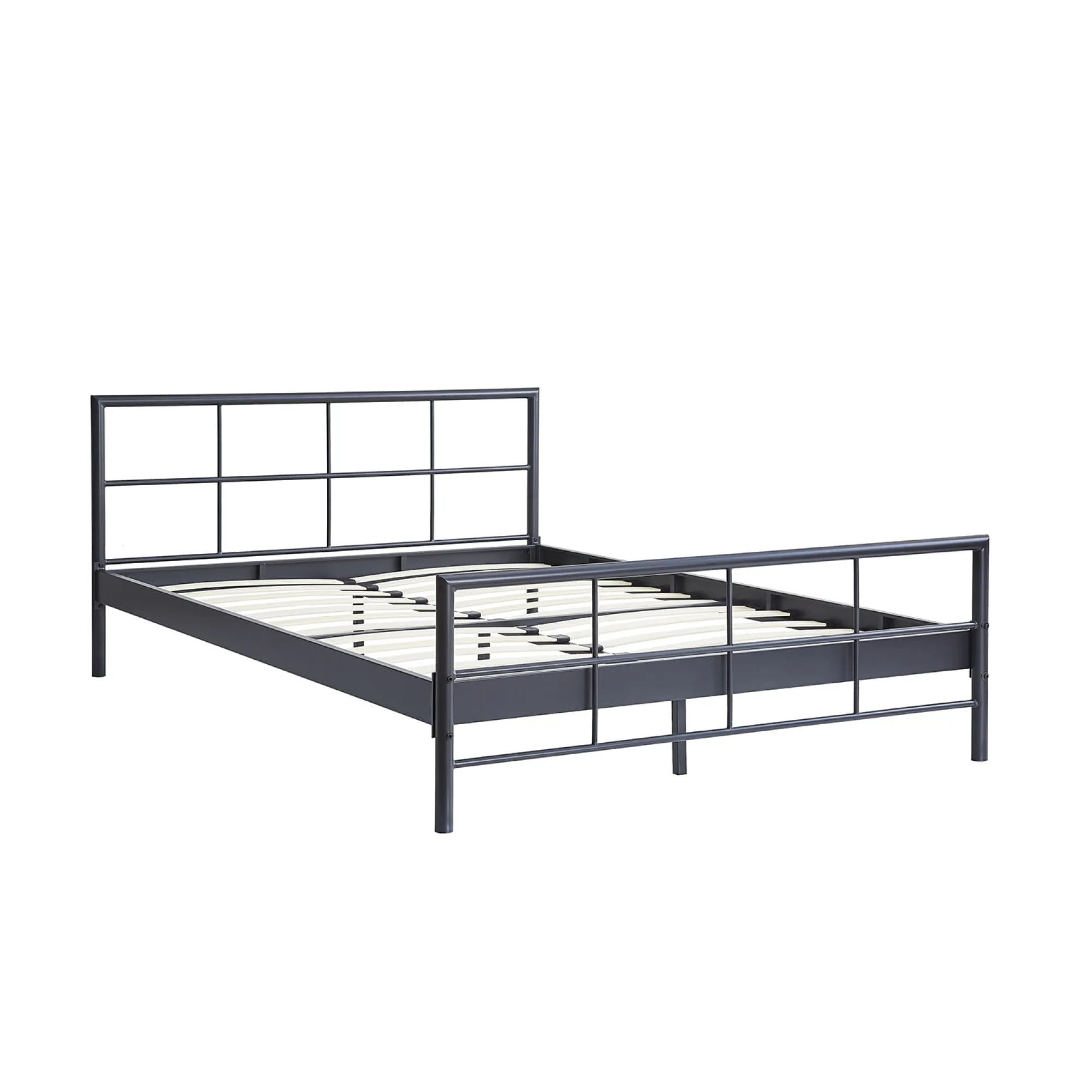 Kinderbedden|Bedden^Huisenthuis Bed Chuck Donkergrijs 160×200 cm