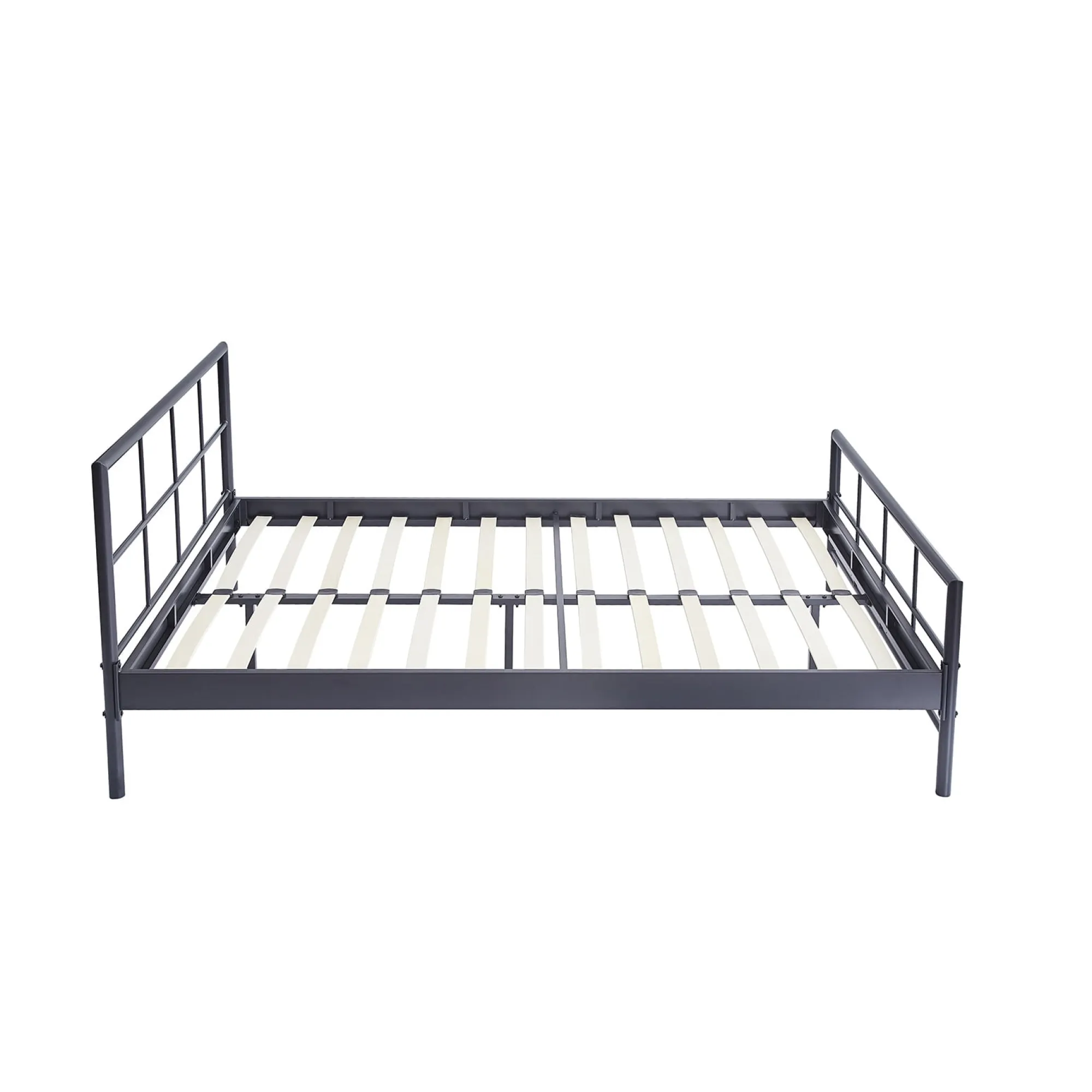 Kinderbedden|Bedden^Huisenthuis Bed Chuck Donkergrijs 160×200 cm