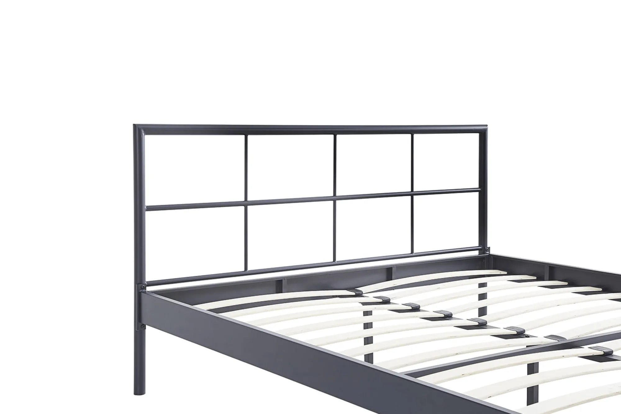 Kinderbedden|Bedden^Huisenthuis Bed Chuck Donkergrijs 160×200 cm