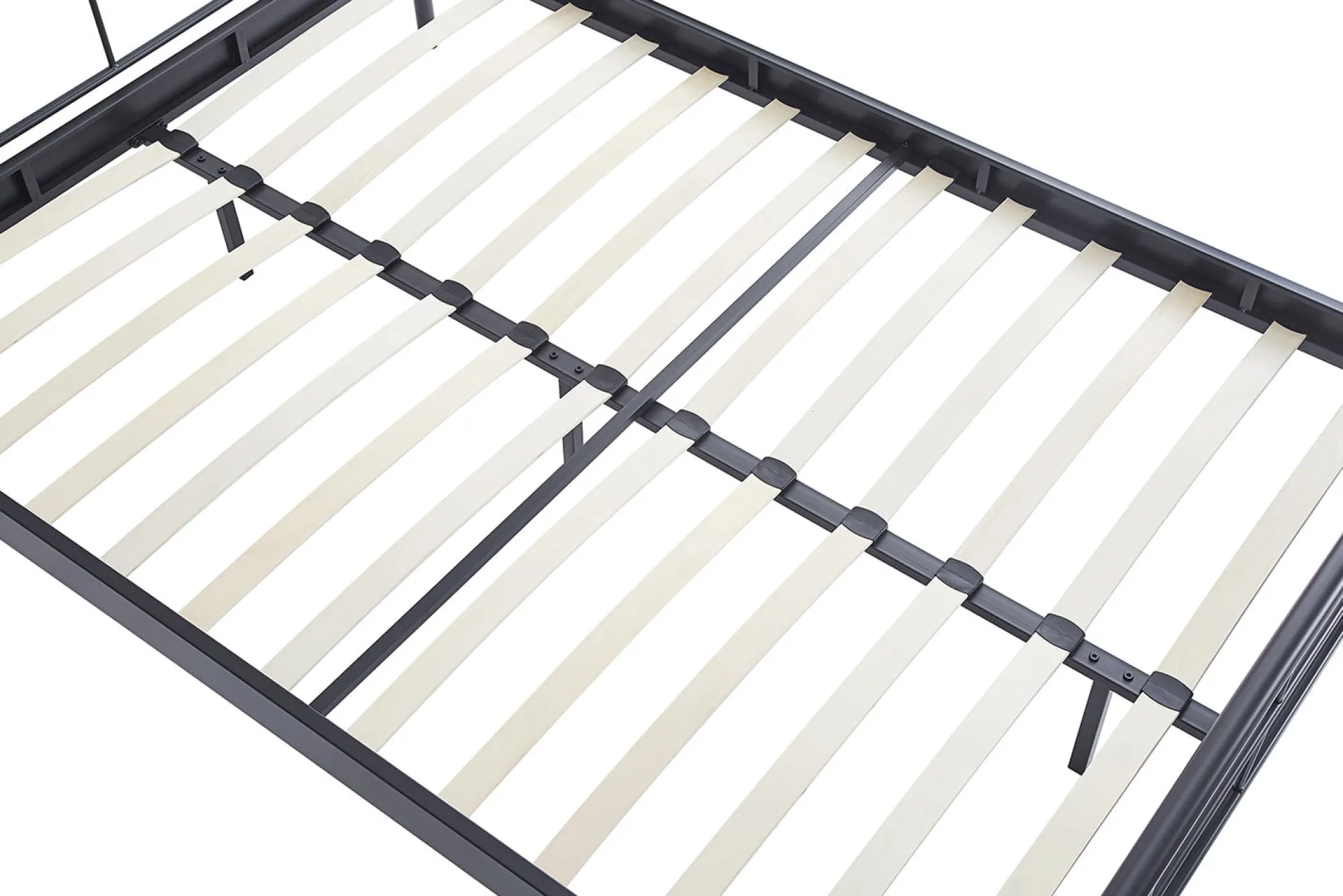 Kinderbedden|Bedden^Huisenthuis Bed Chuck Donkergrijs 140×200 cm