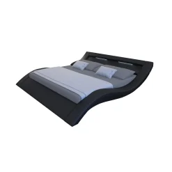 Bedden^Huisenthuis Bed Dario Zwart 180x200cm
