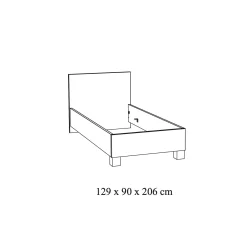 Bedden^Huisenthuis Bed Edison 120cm