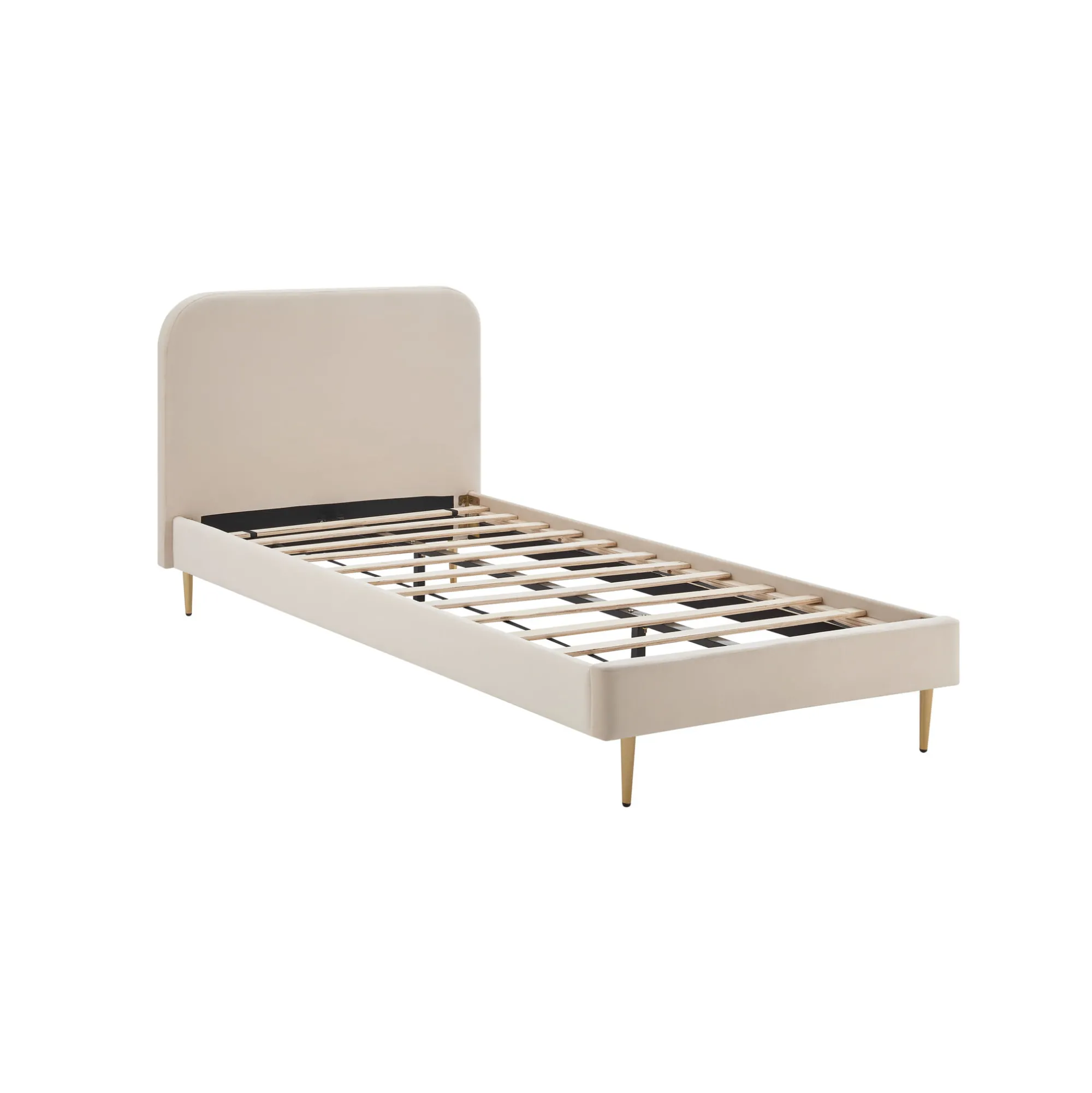 Bedden^Huisenthuis Bed Grace 90 cm Beige