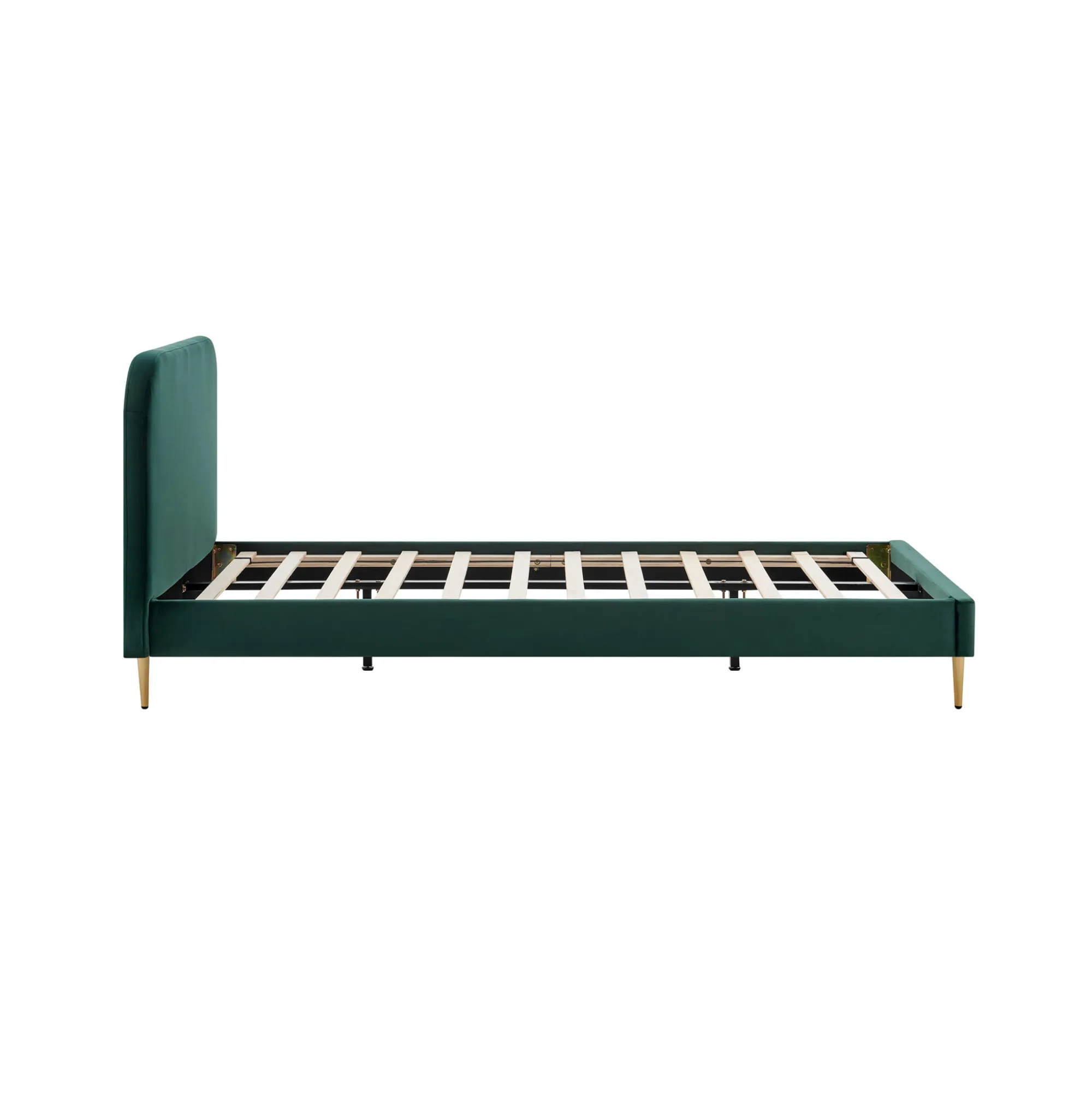 Bedden^Huisenthuis Bed Grace 90 cm Groen