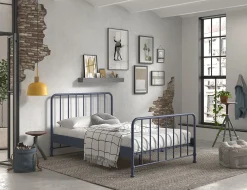 Kinderbedden|Bedden^Huisenthuis Bed Jay 140×200 cm Blauw