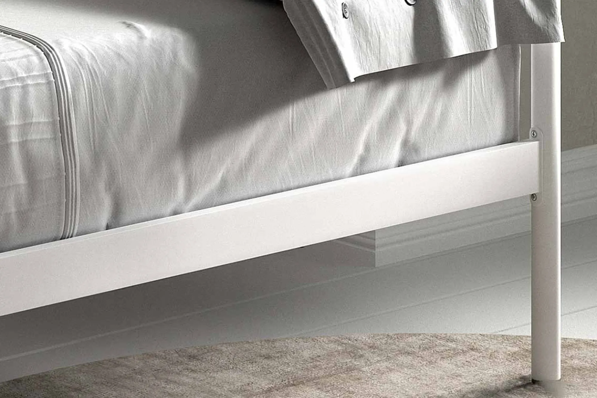 Kinderbedden^Huisenthuis Bed Mabel 90x200cm Wit