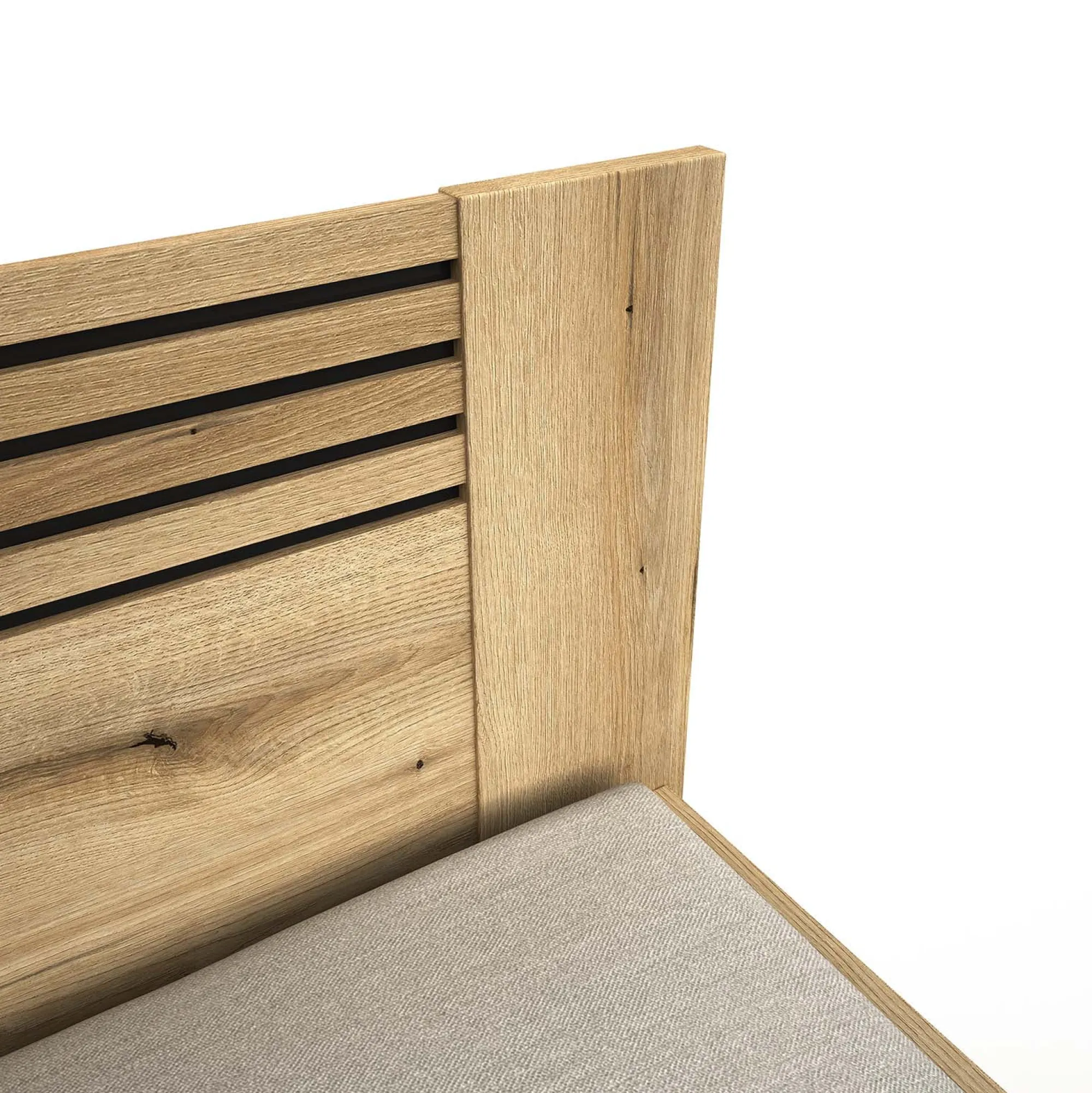 Bedden^Huisenthuis Bed Mekong Eiken 140x200cm