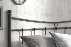Kinderbedden|Bedden^Huisenthuis Bed Molly Zwart 160x200cm