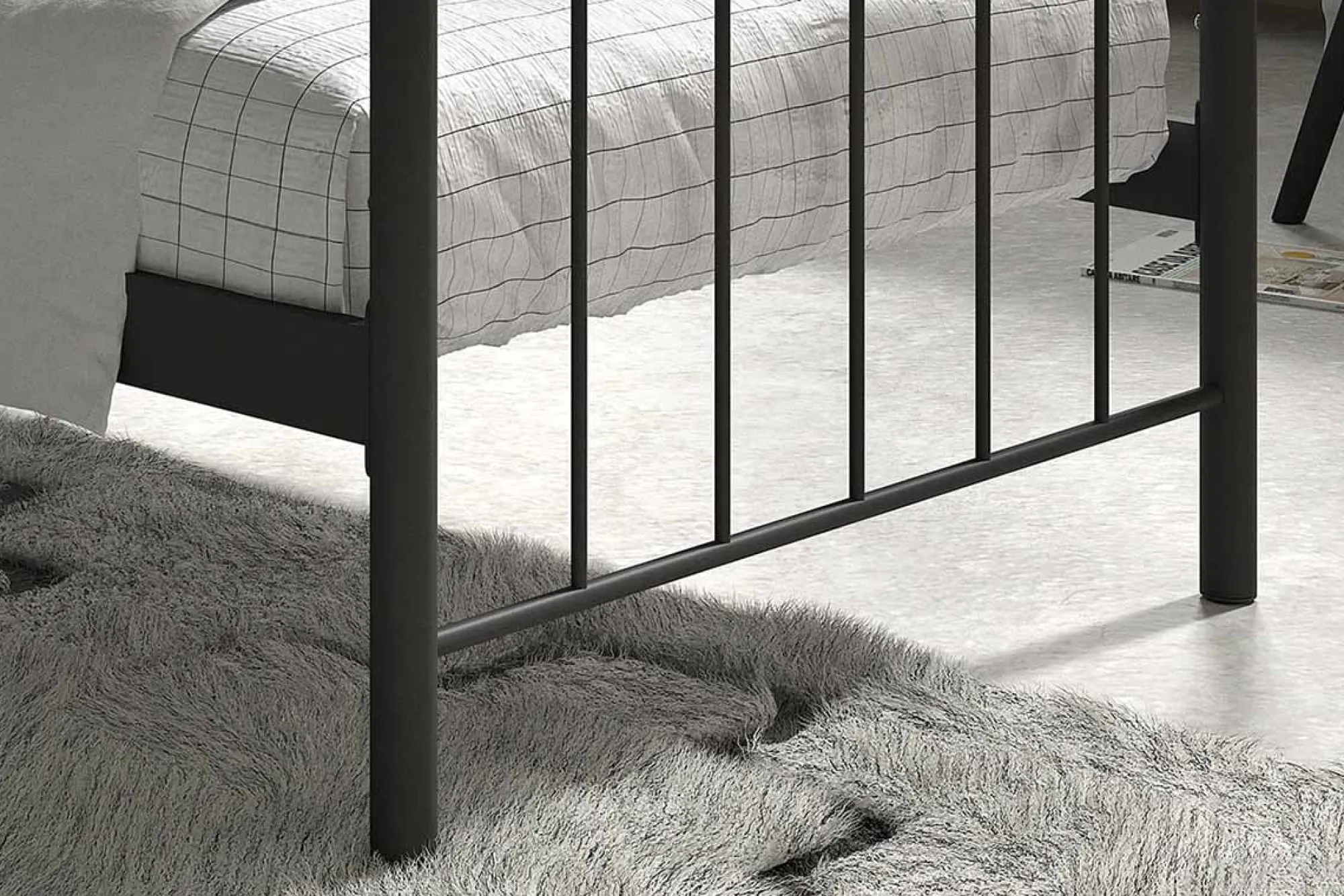 Kinderbedden|Bedden^Huisenthuis Bed Molly 90x200cm Zwart