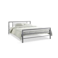 Kinderbedden|Bedden^Huisenthuis Bed Patrick Grijs 160x200cm