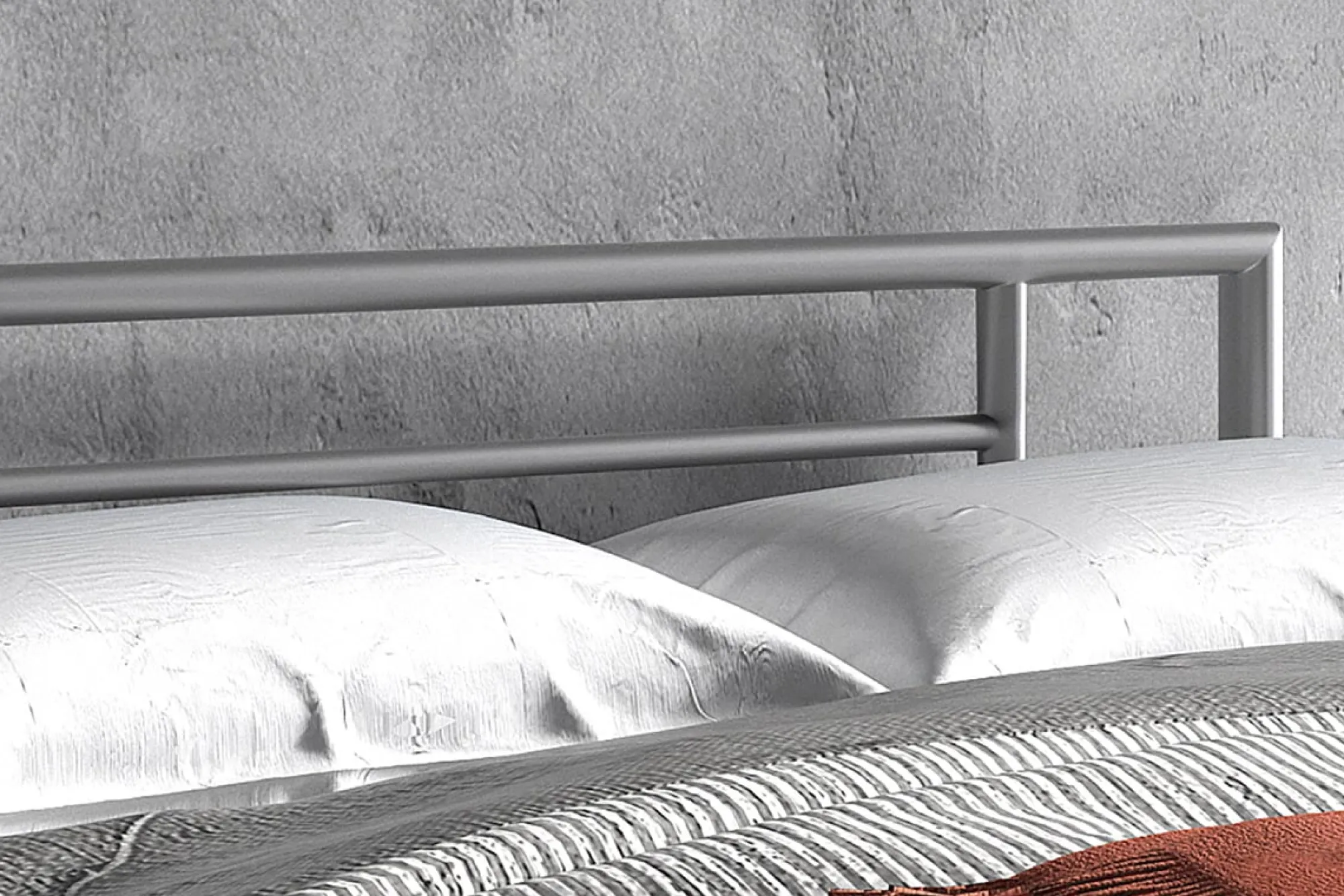 Kinderbedden|Bedden^Huisenthuis Bed Patrick Grijs 140x200cm