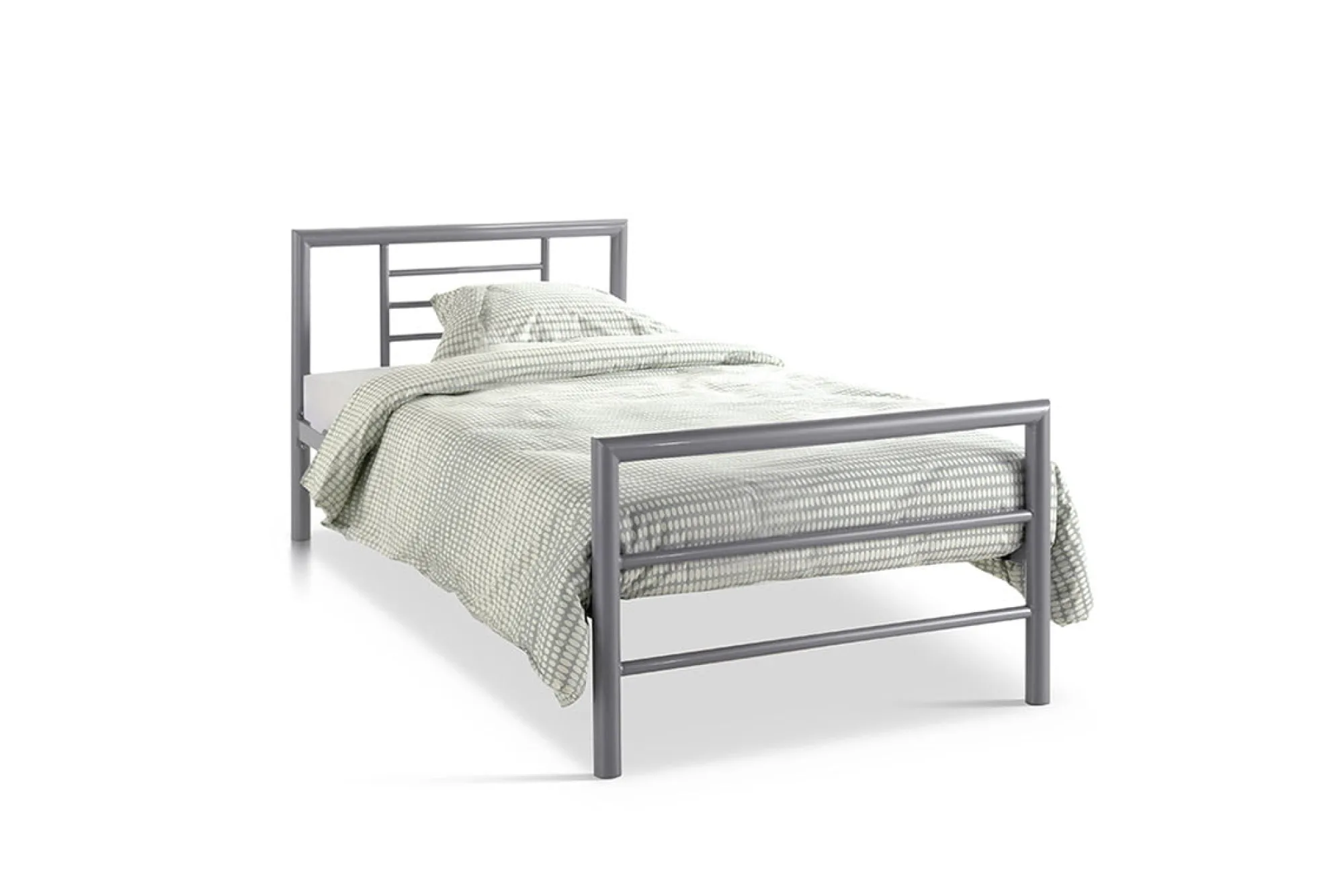 Kinderbedden|Bedden^Huisenthuis Bed Patrick Grijs 90x200cm