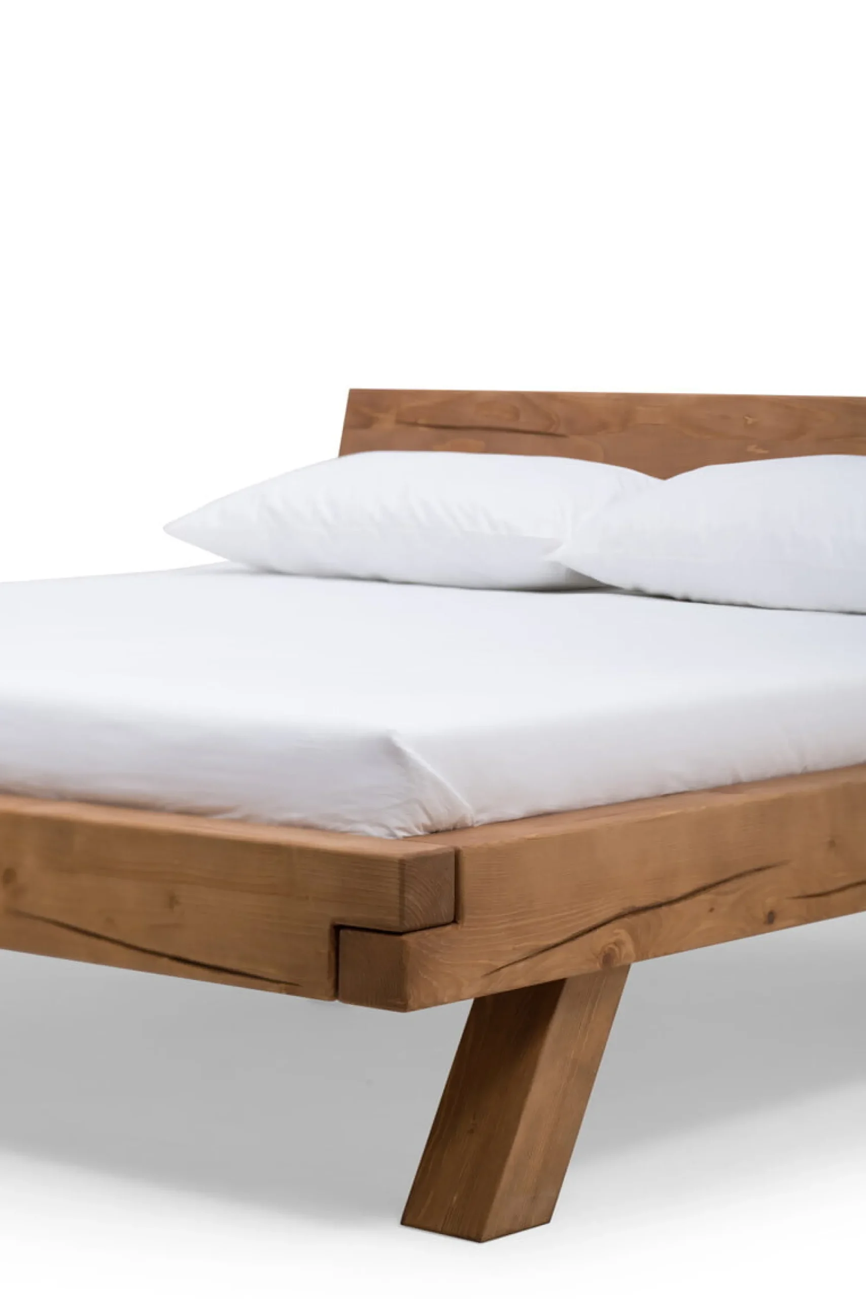 Bedden^Huisenthuis Bed Romeo Vurenhout 160x200cm