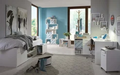 Kinderbedden^Huisenthuis Bed Saturnus 90 cm Wit