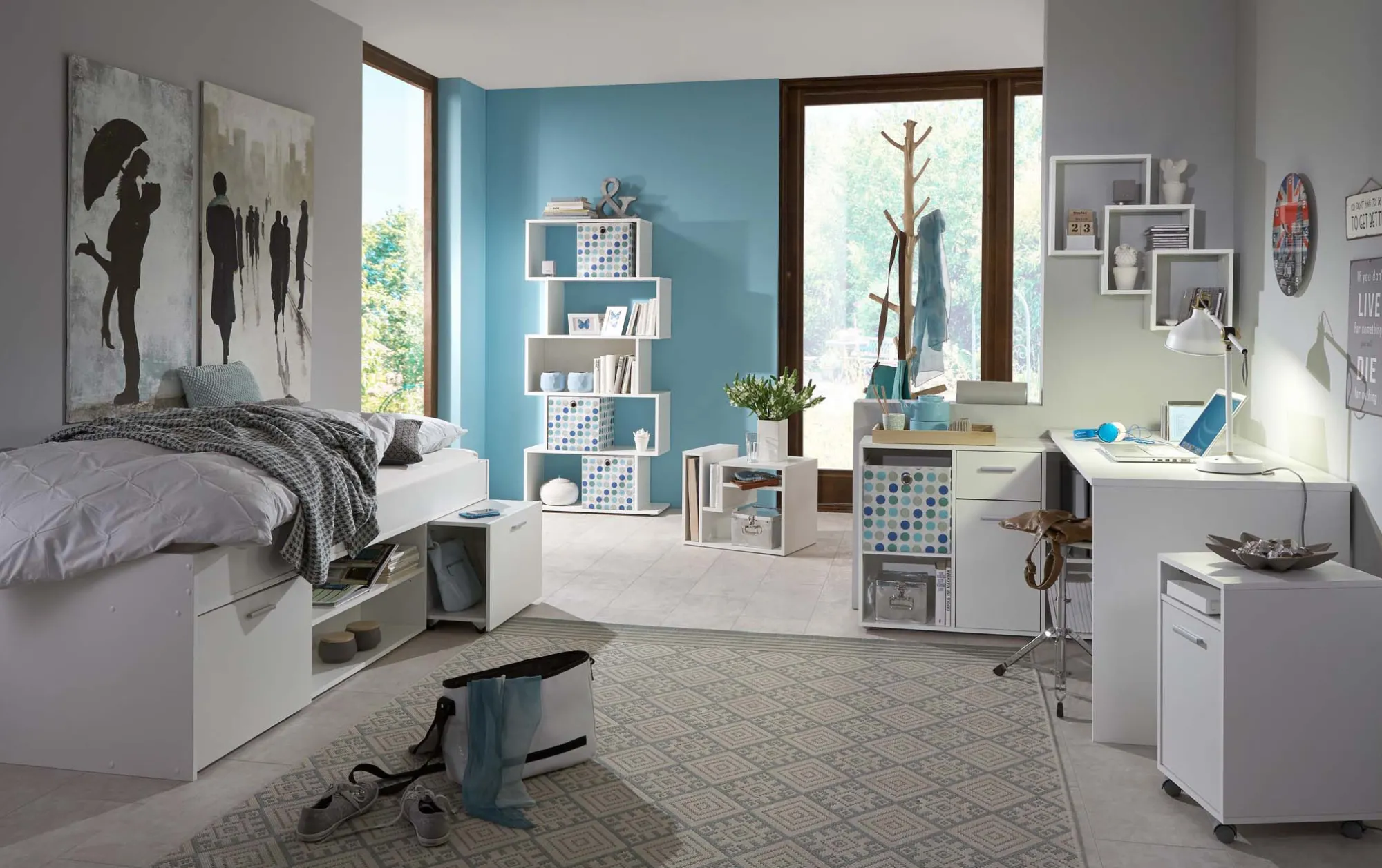 Kinderbedden^Huisenthuis Bed Saturnus 90 cm Wit