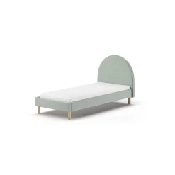 Kinderbedden|Bedden^Huisenthuis Bed Victoria Bouclé 90×200 cm Groen