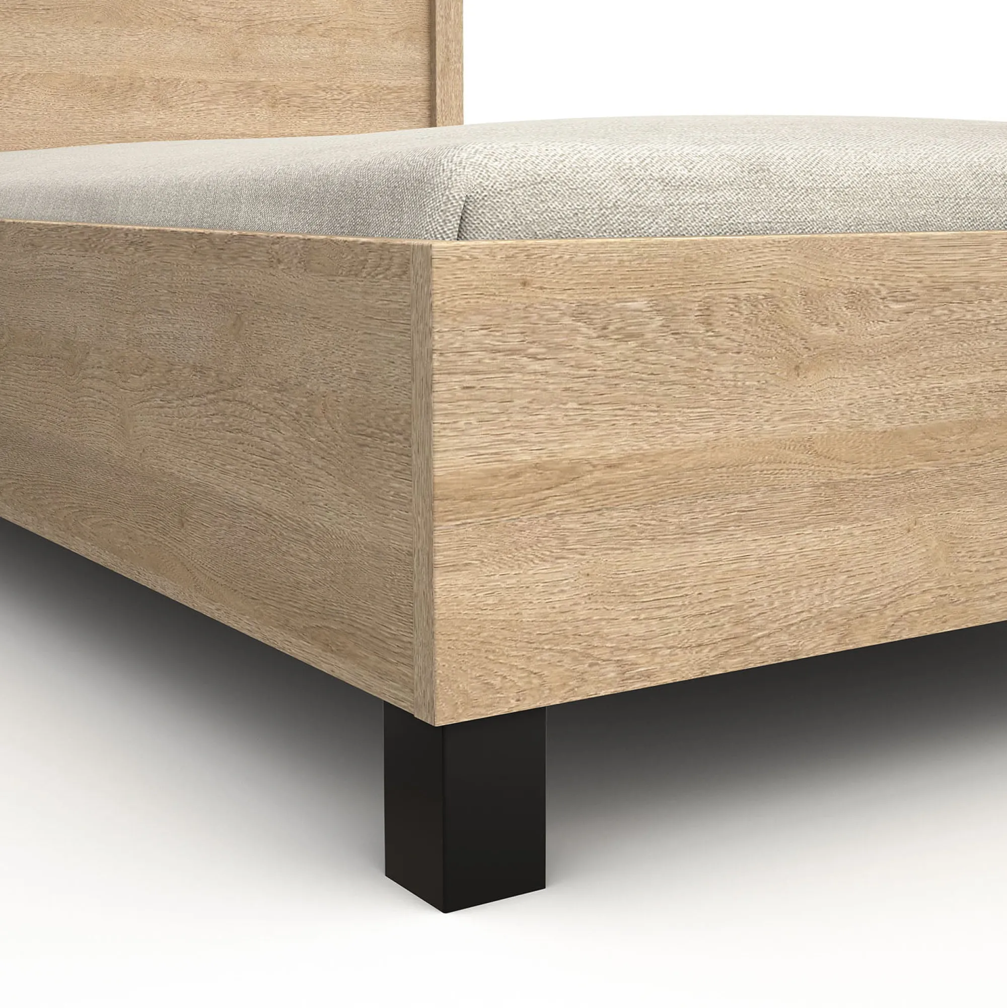 Bedden^Huisenthuis Bed Yumi Eiken 140x200cm