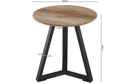 Bijzettafels^Huisenthuis Bijzettafel Maxime Eiken
