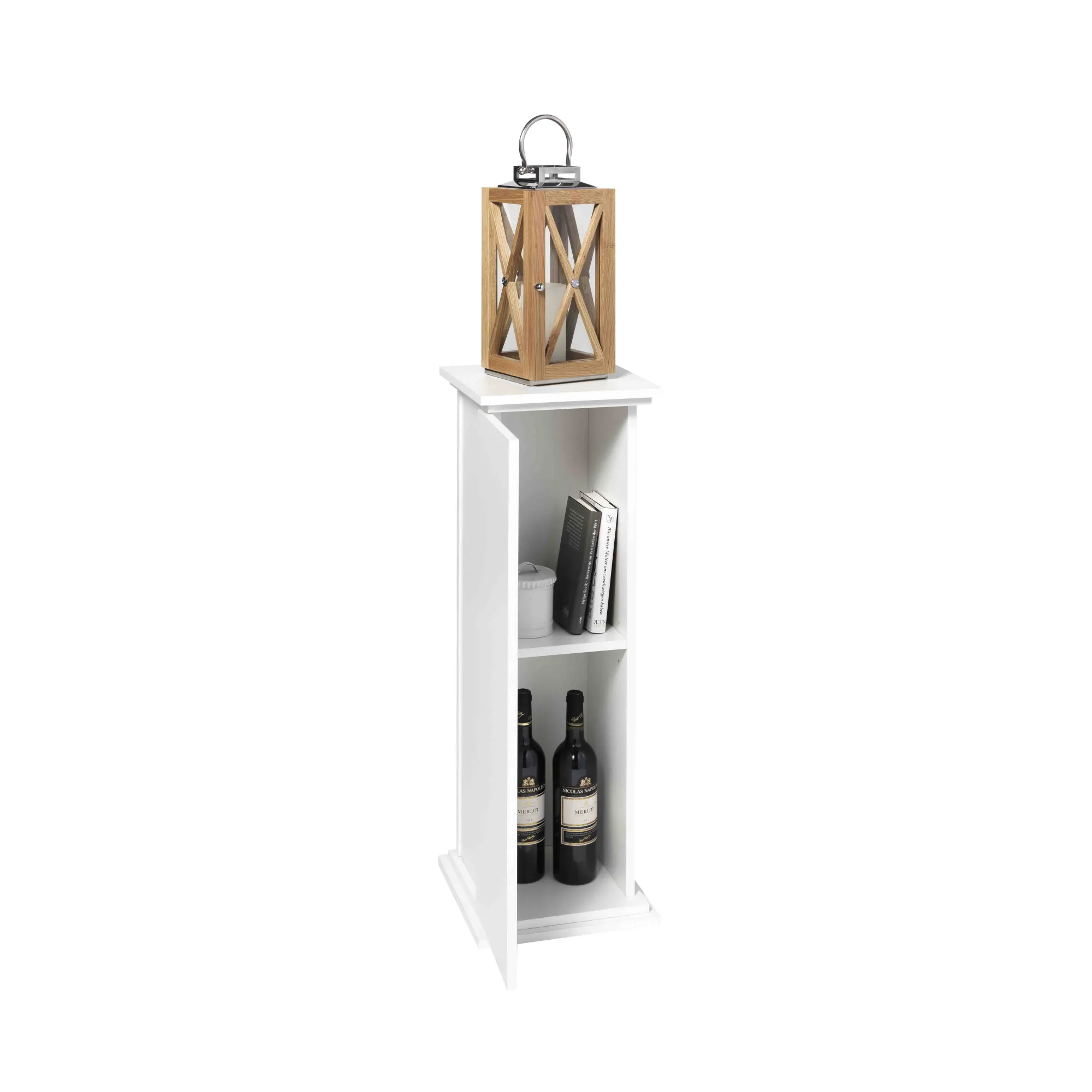 Bijzettafels^Huisenthuis Bijzettafel Monica 89 cm Wit