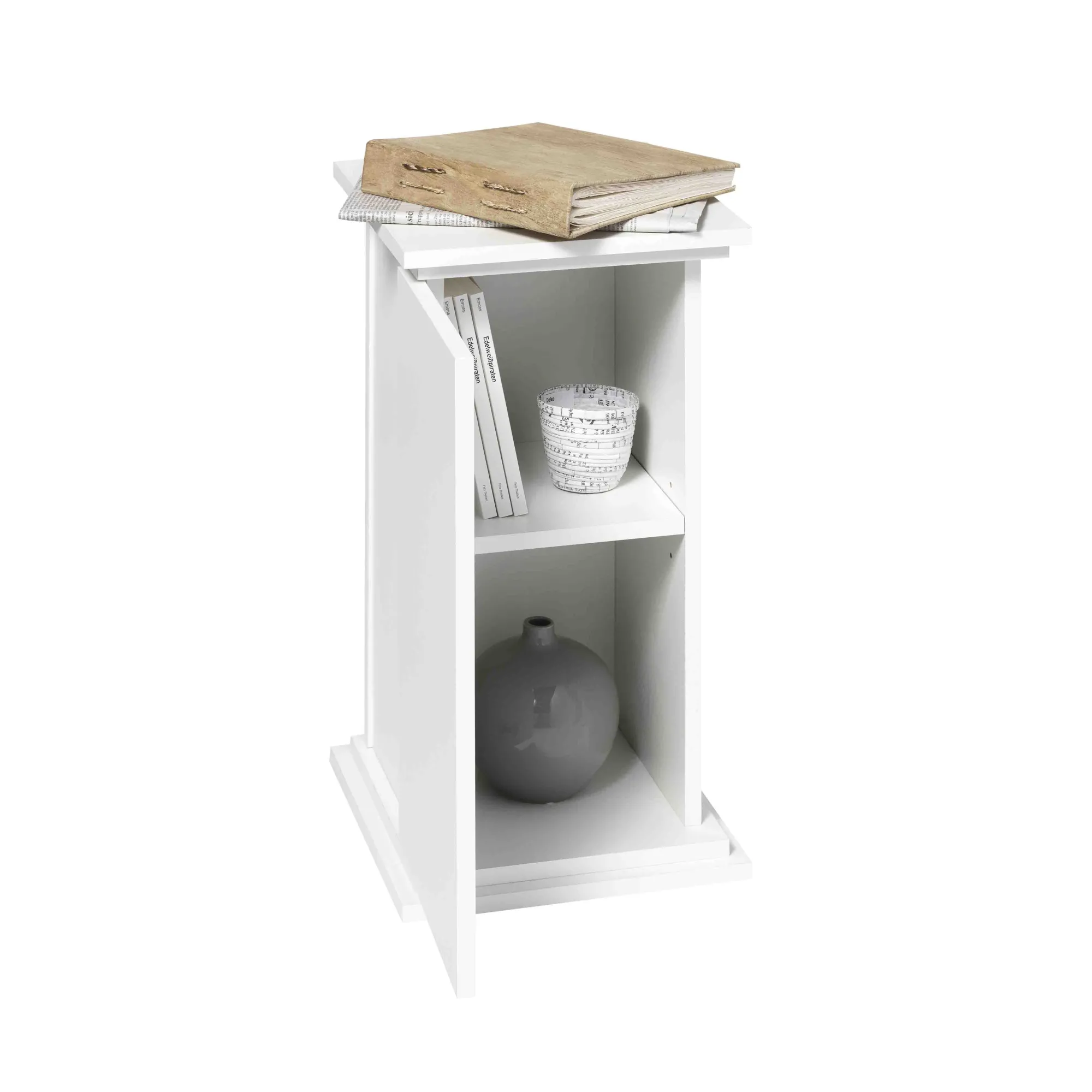 Bijzettafels^Huisenthuis Bijzettafel Monica 57 cm Wit
