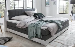 Bedden^Huisenthuis Boxspring Isolde Grijs 180x200cm